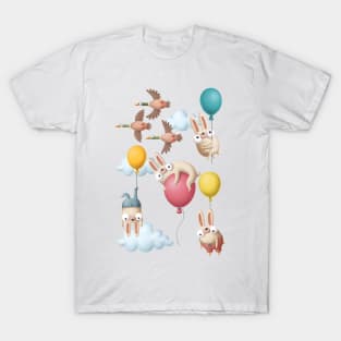 Floating Bunnies T-Shirt